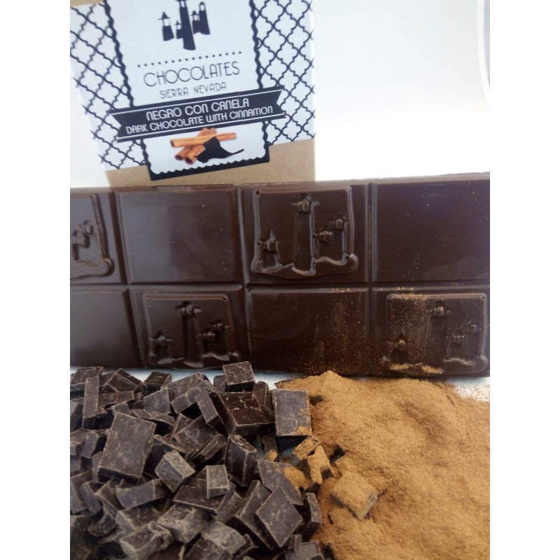 TABLETA CHOCOLATE NEGRO CON CANELA